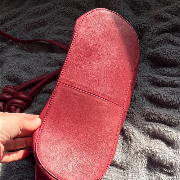 Free People Head Over Heels Leather Crossbody Bag in Red - Picture 12 of 12